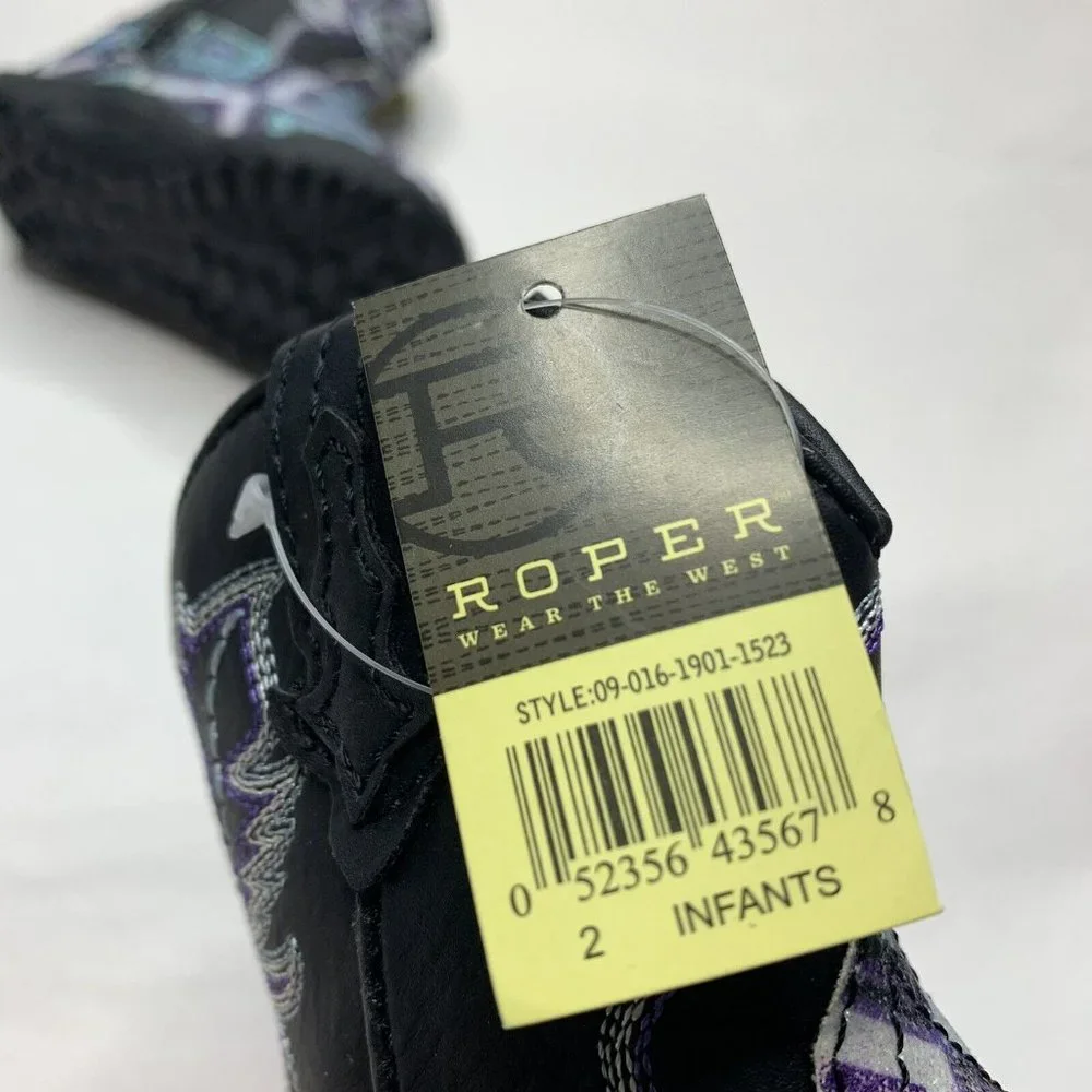Roper Geometric Glitter Cowboy Western Boots